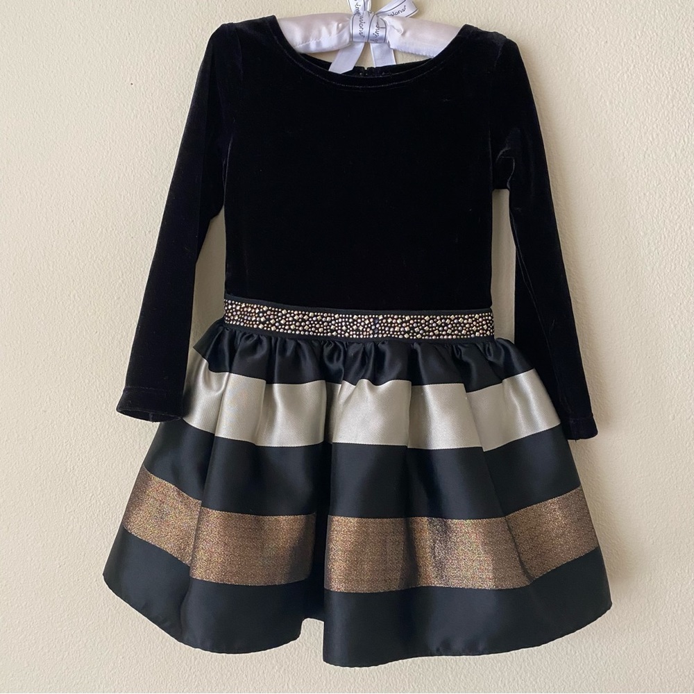 Sweet Heart Rose Toddler Long Sleeve Dress